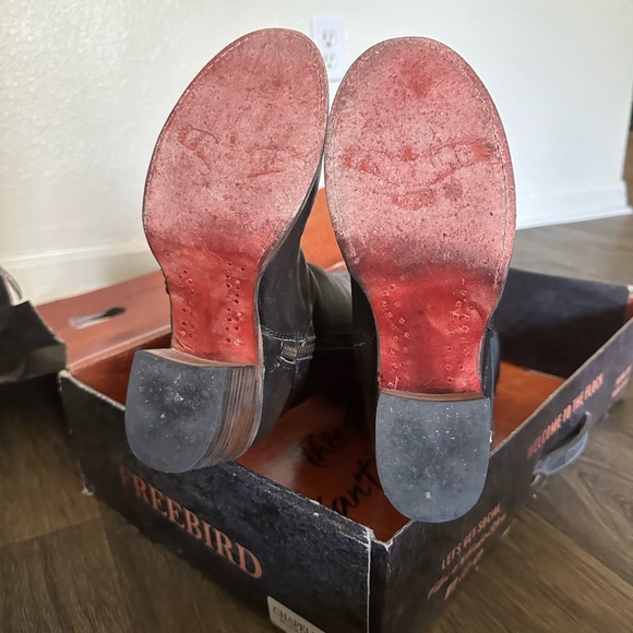 Freebird Black Lace-Up Boots - Picture 6 of 7